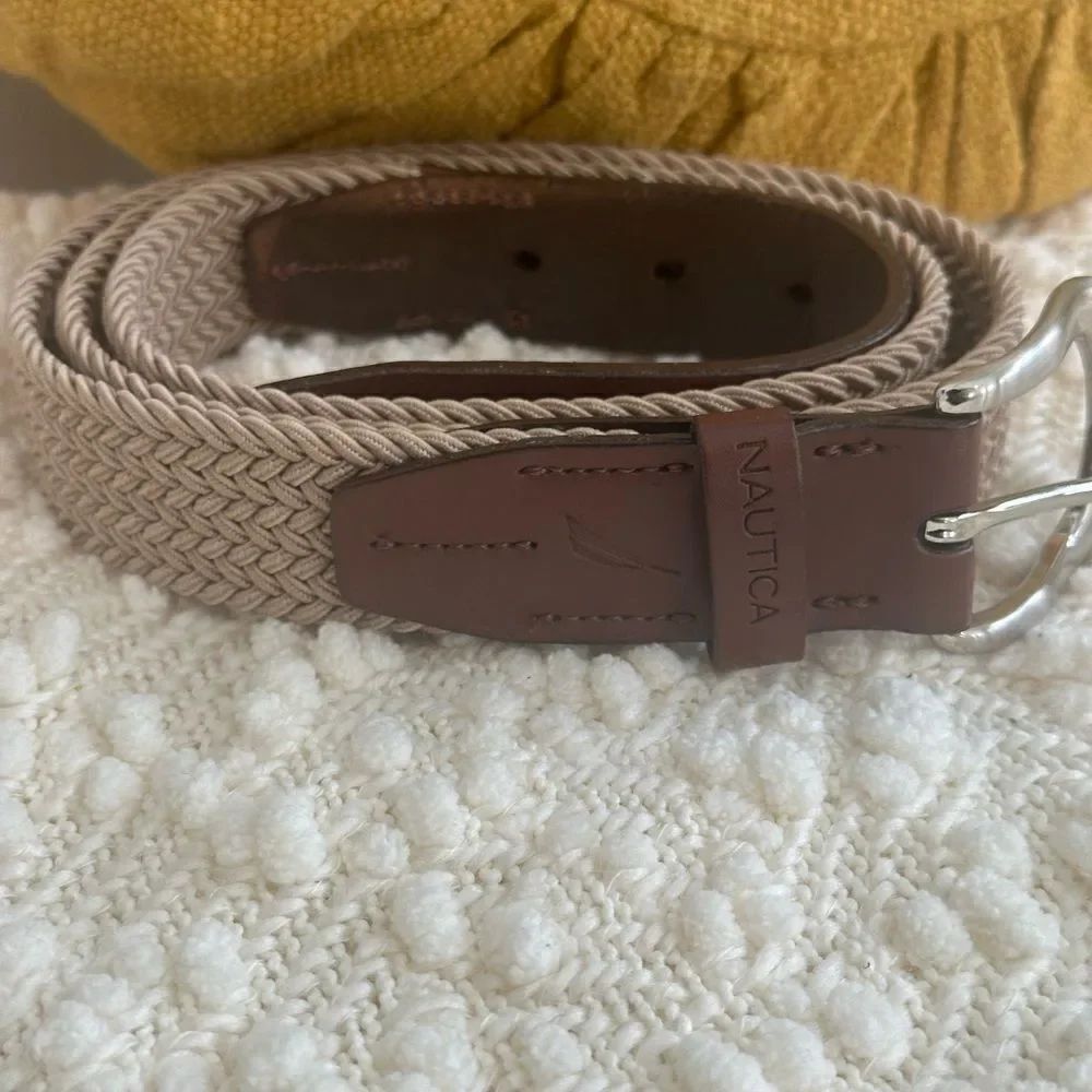 Nautica Weaved & Leather Men’s Belt 44